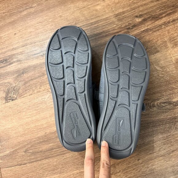 NEW Drew Gray Blue Women's Orthopedic Mary Jane Shoes Sz 8.5 - Picture 3 of 9